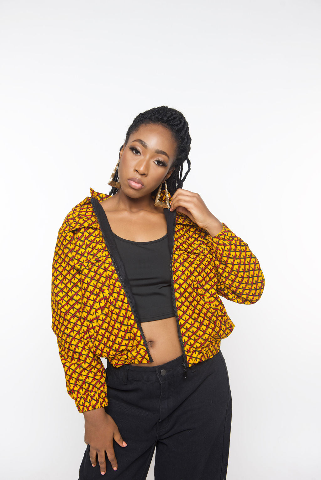 'TIKARA' African Bomber jacket