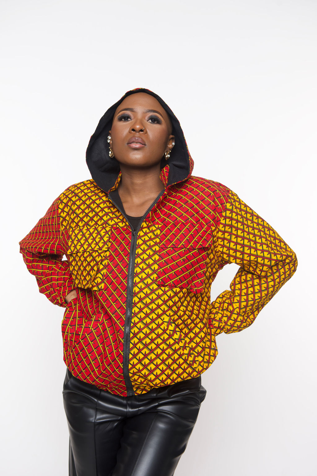 'TIKARA'  African bomber Jacket