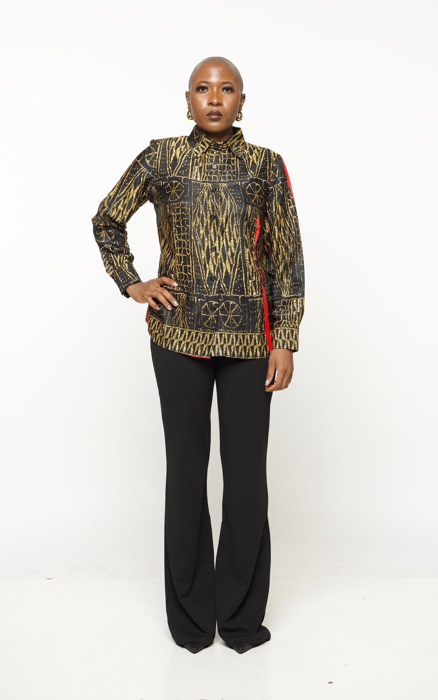 BAMII Noir African  women's Shirt