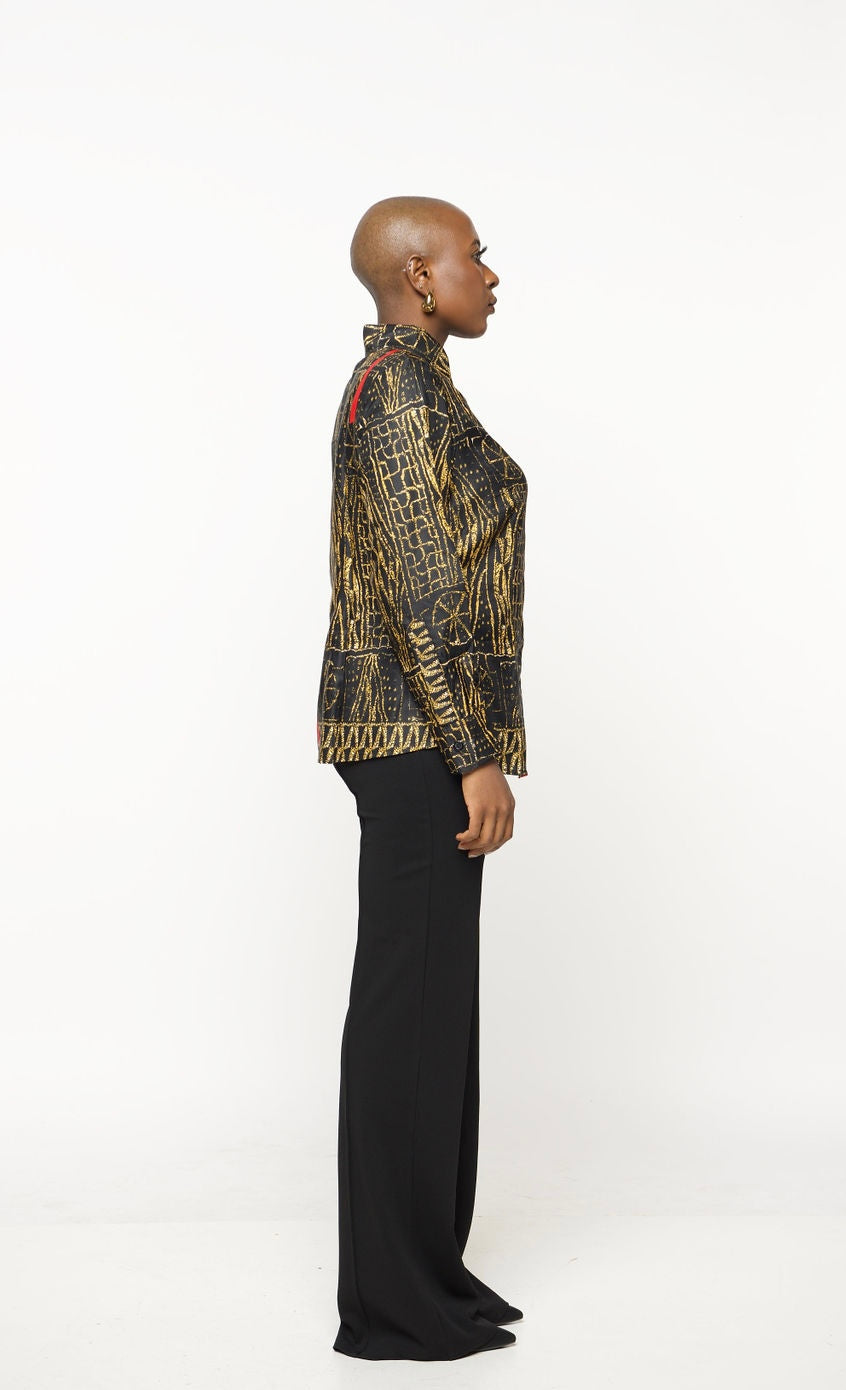 BAMII Noir African  women's Shirt