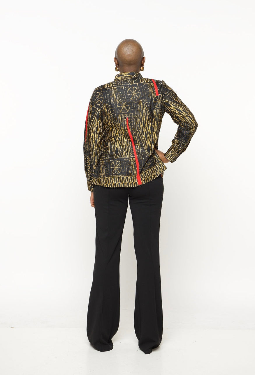 BAMII Noir African  women's Shirt