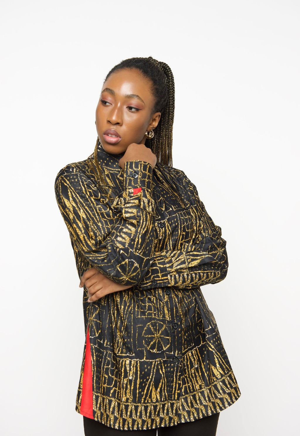 BAMII Noir African  women's Shirt