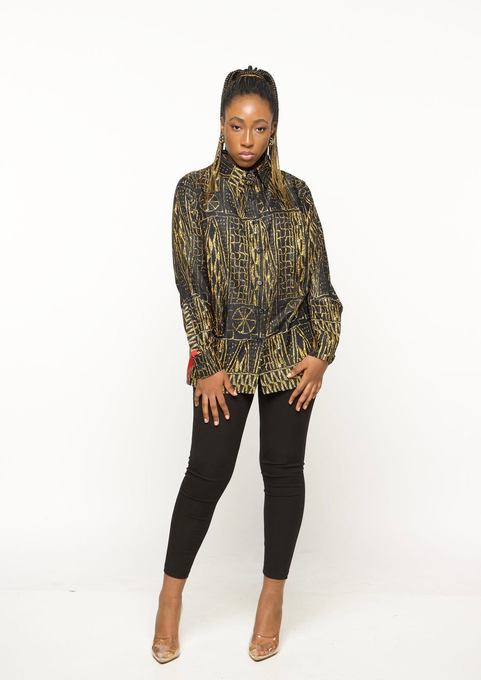 BAMII Noir African  women's Shirt