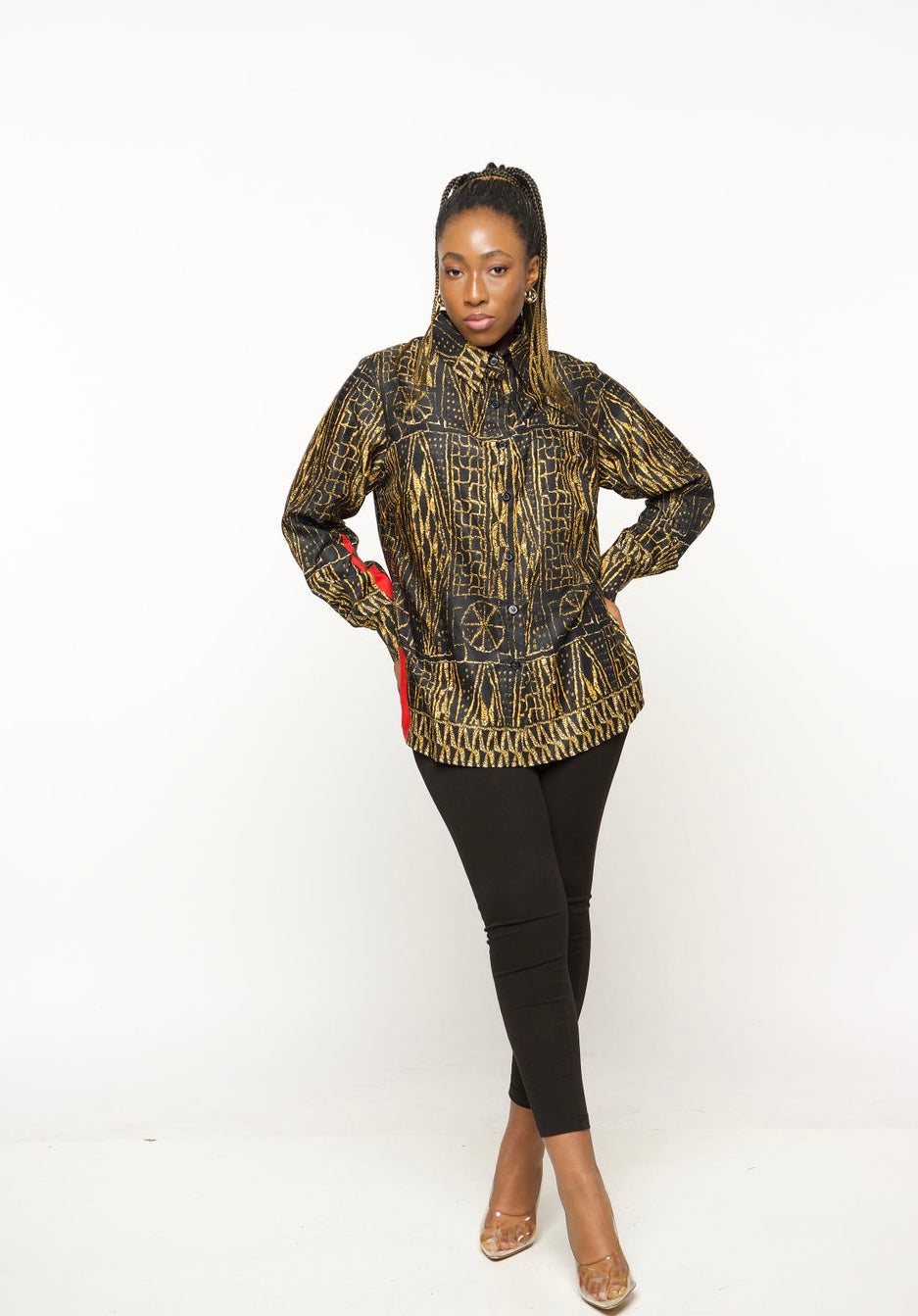 BAMII Noir African  women's Shirt