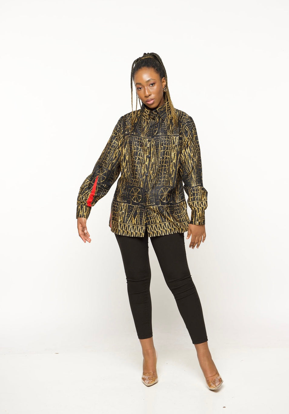 BAMII Noir African  women's Shirt