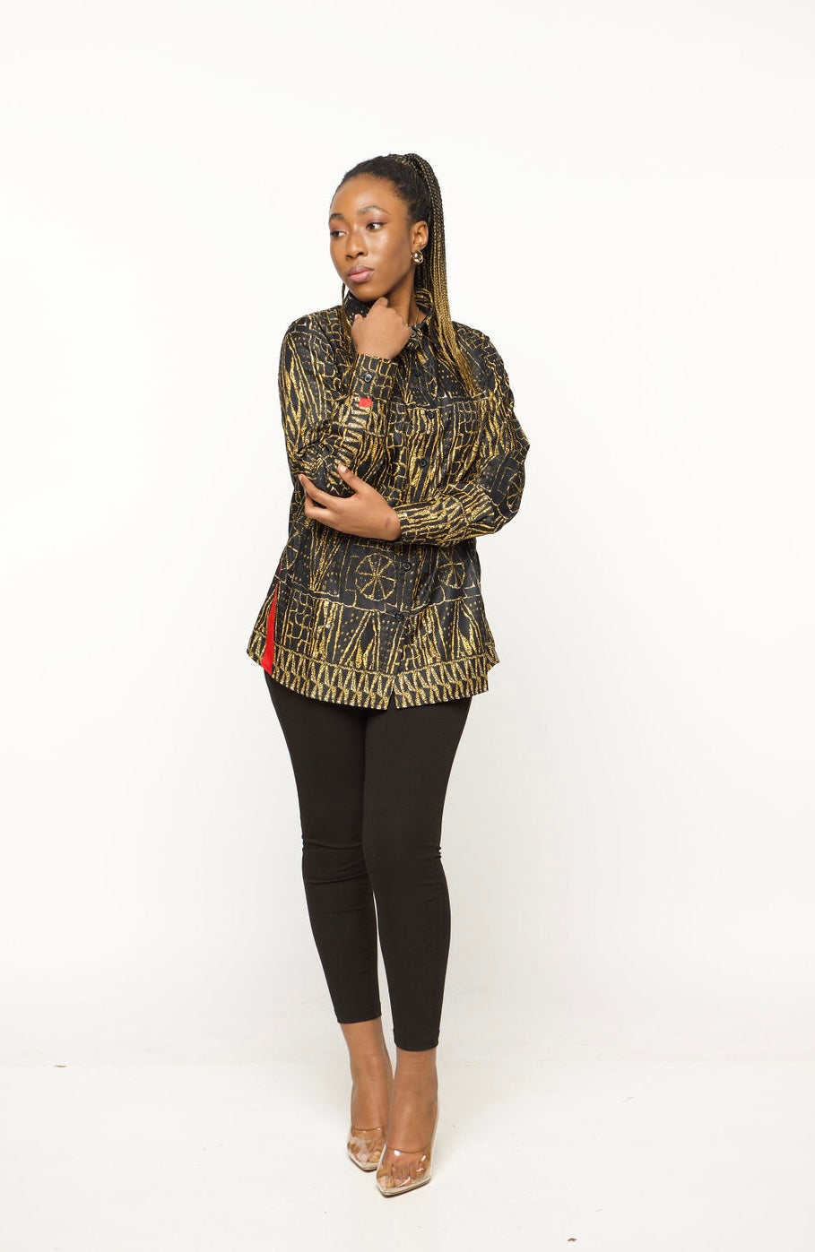 BAMII Noir African  women's Shirt