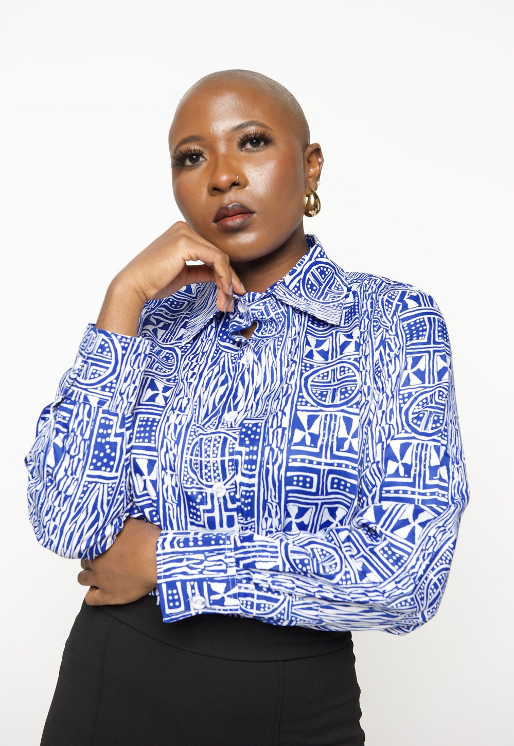 BAMII -Blanche African Women's shirt