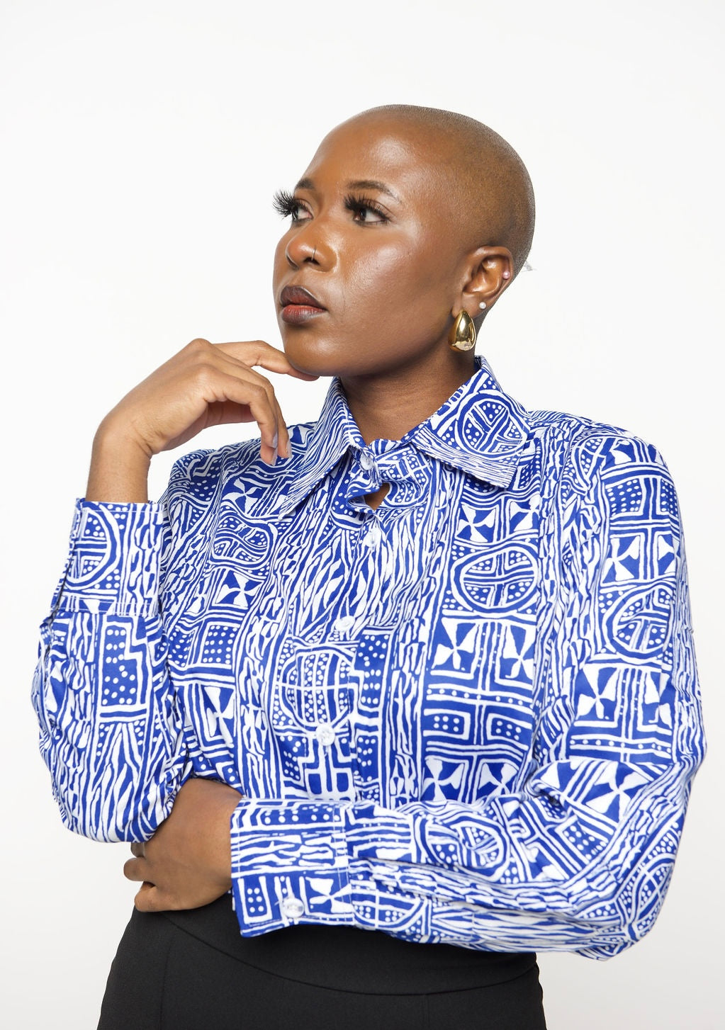 BAMII -Blanche African Women's shirt