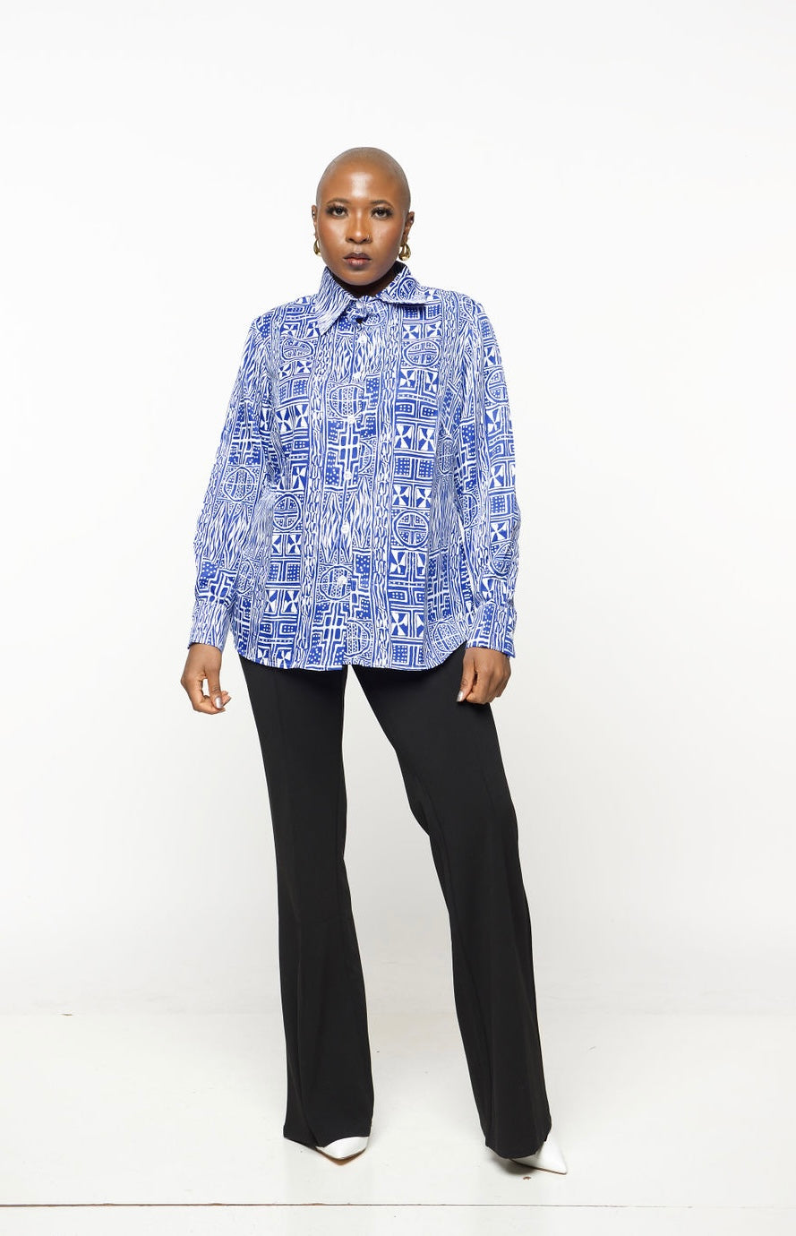 BAMII -Blanche African Women's shirt