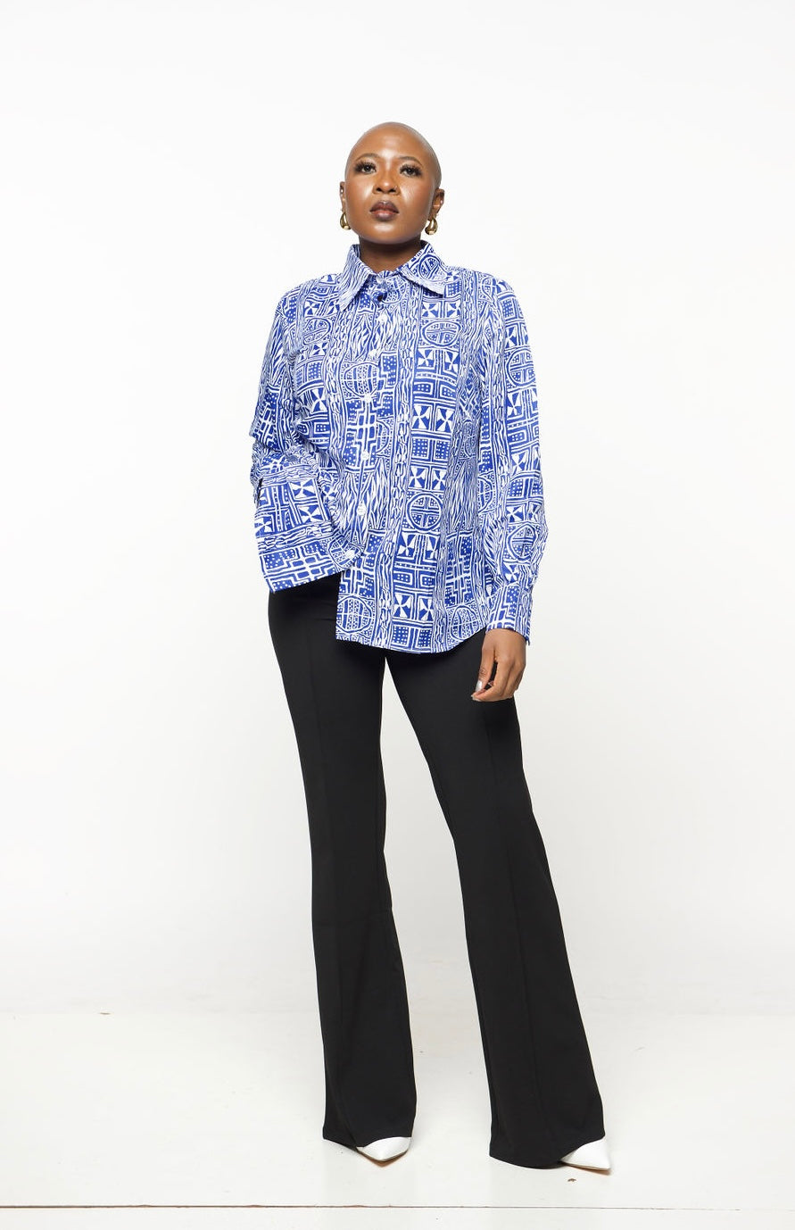 BAMII -Blanche African Women's shirt