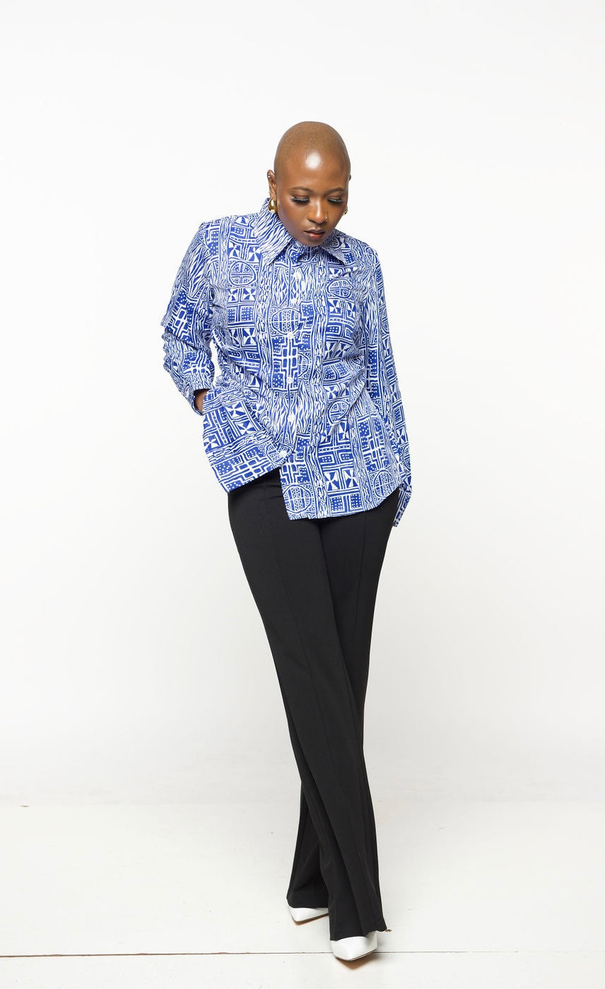 BAMII -Blanche African Women's shirt