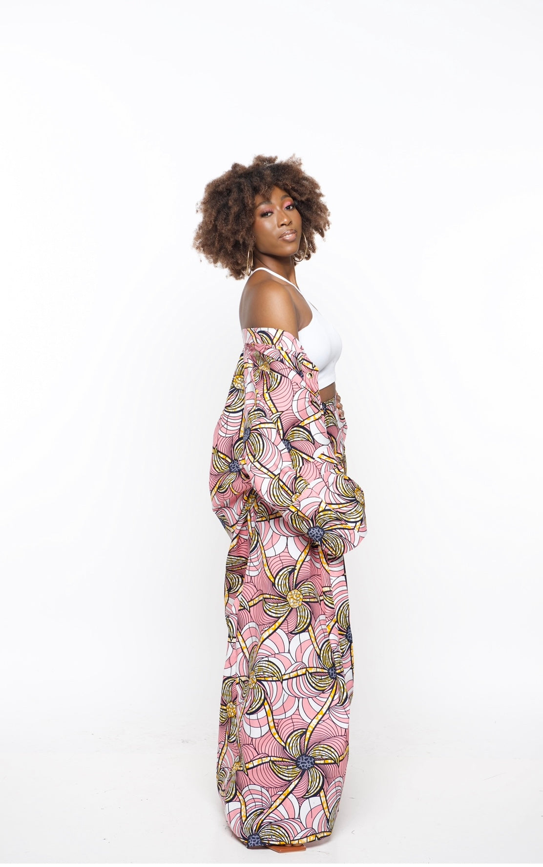 The “Karlaa” Two- piece Kimono  Set